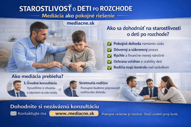 STAROSTLIVOSŤ O DETI PO ROZCHODE